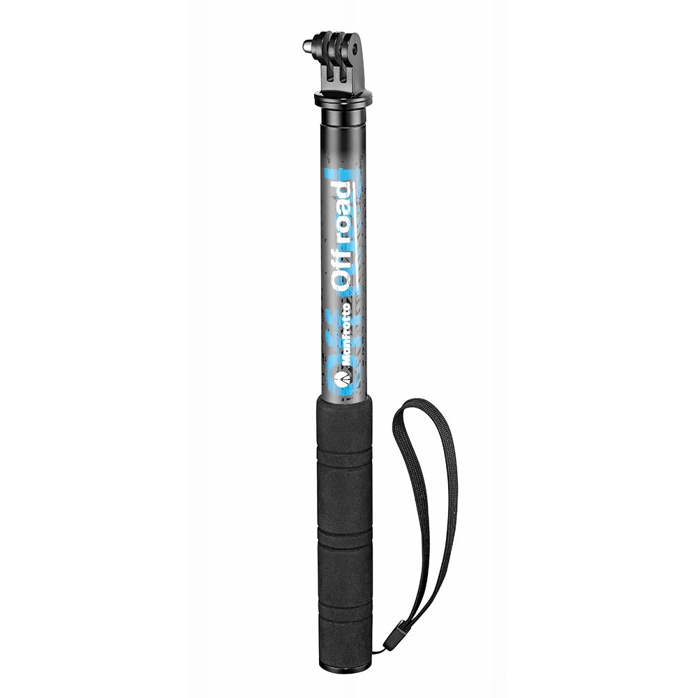 Manfrotto Mpoffroadm GP Off Road Selfie Stick with GoPro Adaptor (Size Medium) Blue/Black