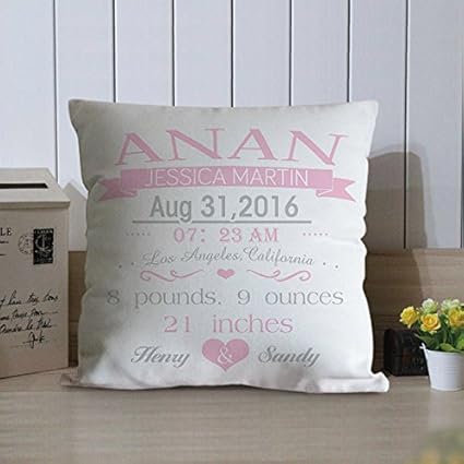 personalized baby pillow