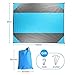 SWONUK Picnic/Beach Blankets Oversized 9'x10' Outdoor Pocket Blanket for Men and Women Durable Water-Resistant Sand Proof Beach Mat for Festivals, Camping, Picnics, Gathering Mat with 4 Anchors Blue