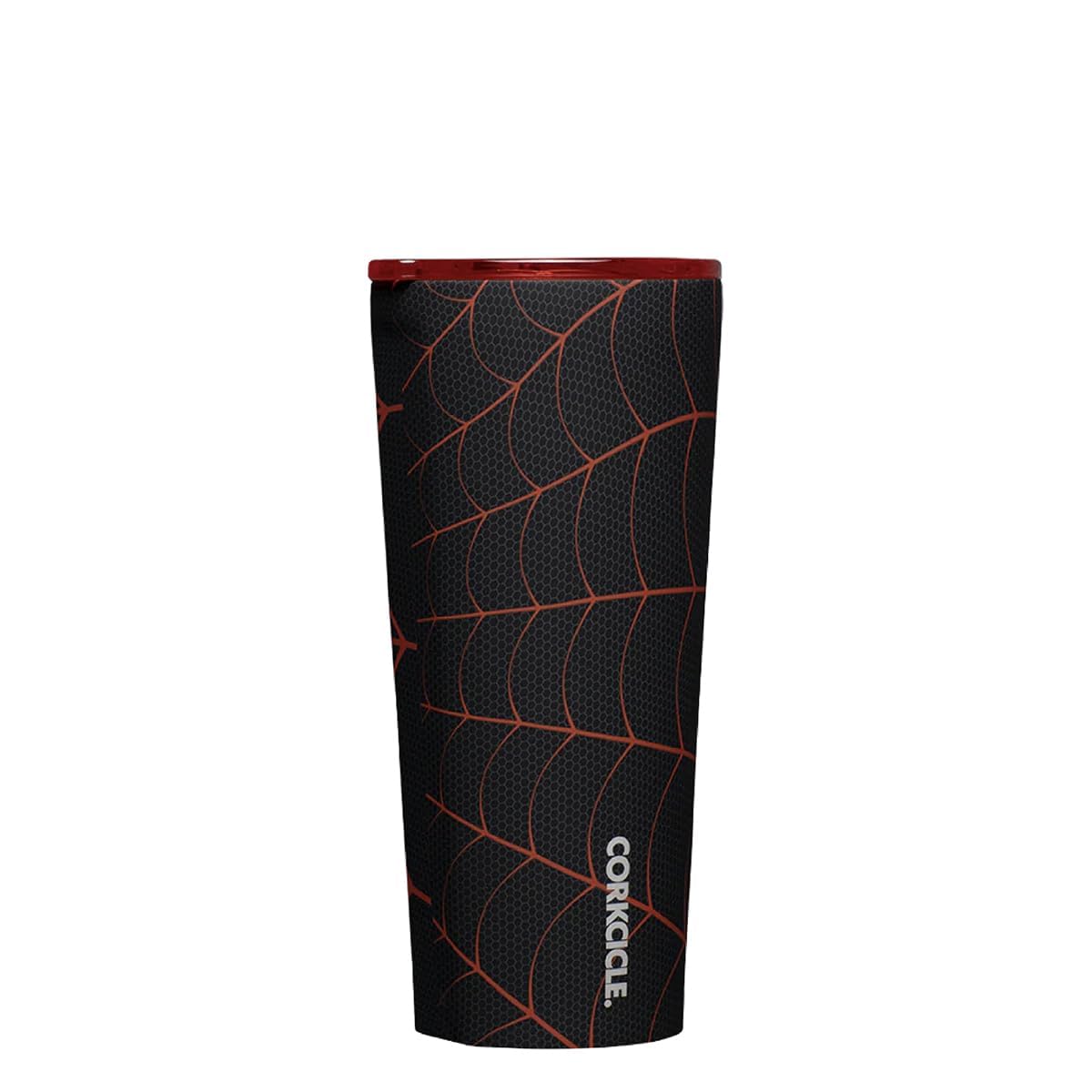 Corkcicle Marvel Tumbler - Insulated Stainless Steel Travel Cup - Cold & Hot Drinks - Reusable - Durable - Spill Proof Lid - Non-Slip Silicone Base - Easy Grip - BPA Free - 24 oz - Miles Morales Image
