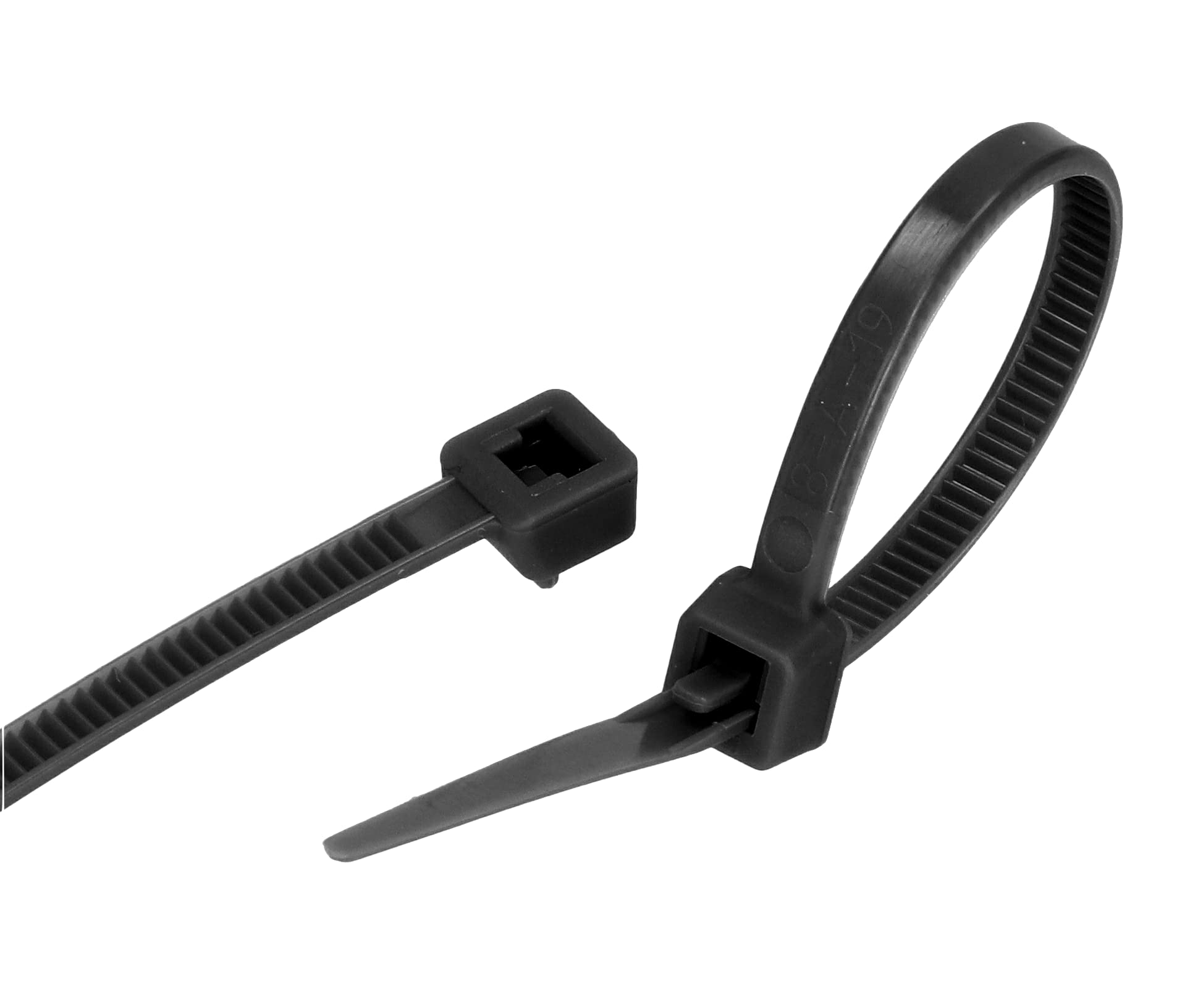 GARDENIX Plant Ties, Cable Ties, Pack of 100 (3.6 mm x 100 mm, Black), Reusable, Adjustable