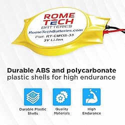Rome Tech CR2016 CMOS Battery for ASUS Vivobook