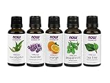 Now Foods Essential Oils 5-Pack Variety Sampler - 1oz each