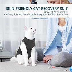 SUNFURA Cat Recovery Suit, Cat Onesie for Cats