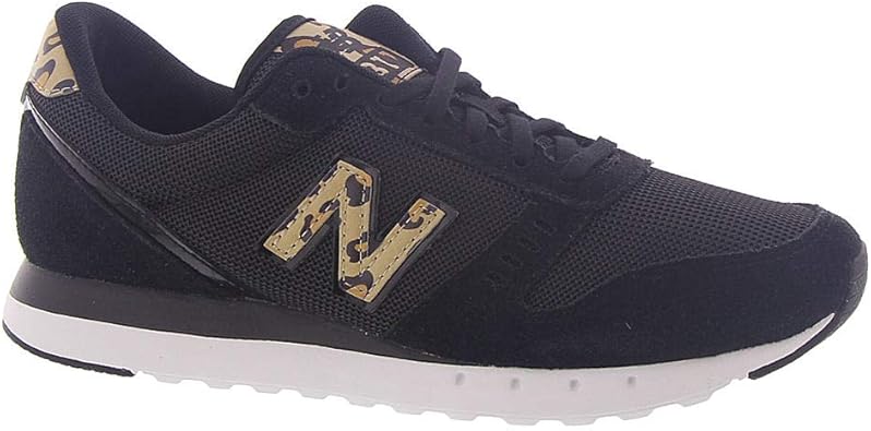 new balance womens black and gold