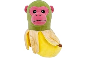 TBKETR Italian Brainrot,Tung Tung Tung Sahur Plushies Toy 13inch for Fans Gift, Soft Stuffed Animal Pillow for Home Kids' Bedroom Decor, Birthday Christmas Choice for Boys Girls(Banana Monkey)