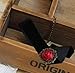 Black Velvet Choker Necklace with Rose Holloween Costume Jewelry Adjustable(Approx 11.8
