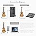 SUNYIN Acoustic Guitar Pickup,Piezo Transducer Contact Microphone Self-adhesive Easily AMP UP for Acoustic Classical Violin Ukulele Mandolin Banjo Cello Kalimba Drum (Black)