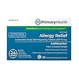 Primary Health Allergy Relief Loratadine 10mg Orally Disintegrating Tablets, 30Count