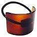 Parcelona French Canopy Celluloid Tortoise Shell Brown Pony Ponytail Hair Elastic Tie Scrunchies