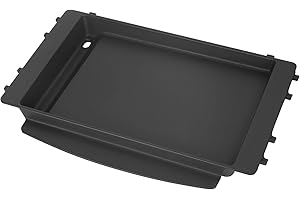 MOASKER 7658 Grill Griddle Insert for Weber Spirit II E-310 II E-210 Grill Parts Spirit 200 300 Series, Cast Iron Slate Griddle for Weber Genesis Silver B C 1000-5000 Grill Grate Accessories 7597