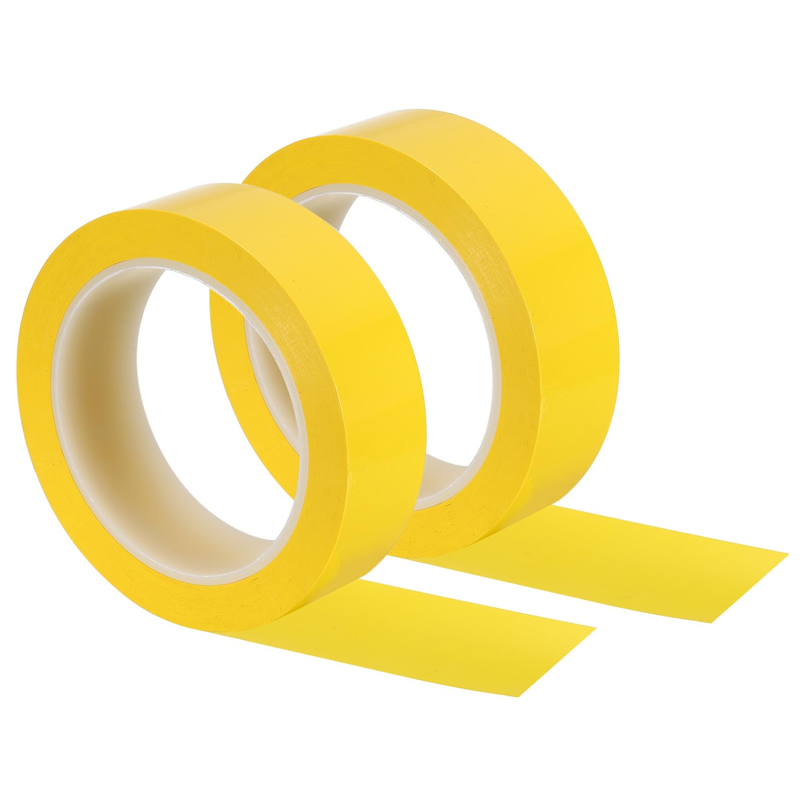 PATIKIL Whiteboard Tape 30mm 1-1/5", 2 Pack Thin Dry Erase Tape for Graphic Chart Marking DIY Art, Dark Yellow