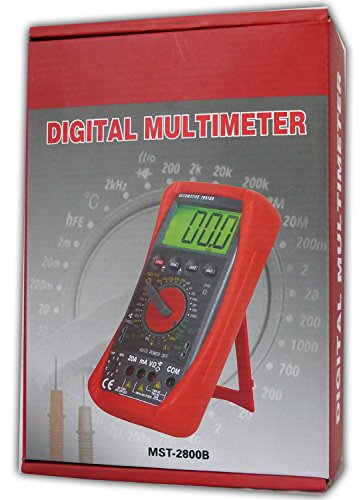 ETEPON Digital Multimeter True RMS 6000 Auto Raging Voltage Tester,Measures Voltage,Current, Resistance,Continuity,Frequency,Temperature, incl Diodes,Transistors,Alligator Clips Jumper Wire(WH5000A)