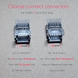 Alightings LED Connector 5 Pin for 12mm RGBW