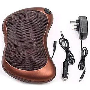 Rexmon Car And Home Body Massage Pillow neck massager cushion seat stress pain relief relax massage Car or Electronic Massage Pillow Massager Ball Neck Shoulder Massager Back Massager Home Office