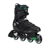 K2 Skate Men's F.I.T. 80 Boa Inline Skate, Black Green