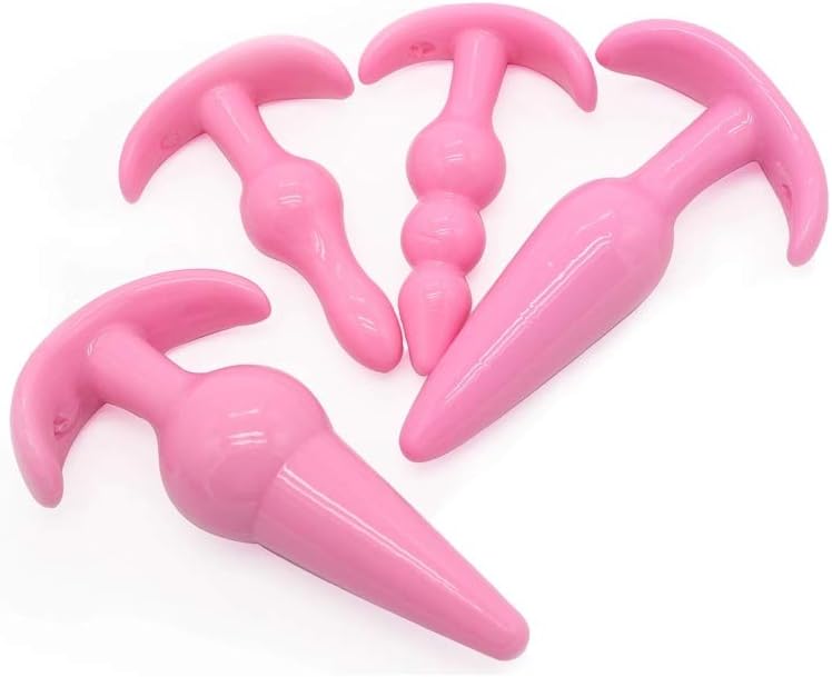 Amus Trainer Buttee Plug Adult Six Toy T-Shirt 2 Piece Anales Trainer Set - Perfect Fit Double Tunnel Plug Dilating Amal Stimulator for Couples By SexTown