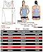 icyzone Activewear Running Workouts Clothes Yoga Racerback Tank Tops For Women (L, Green Heather)