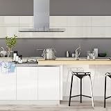 Abyssaly White Sticky Back Plastic Vinyl Wrap 44cm x 500cm for Furniture view 3
