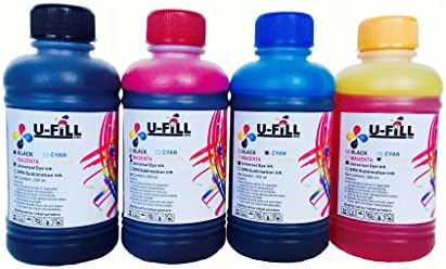 Canon 225 XL 226 XL Ink Cartridge Refill Kit for Pixma IP4820 IX6520 MG5220 MG5320 MX712 MX882 MX892 IP4920 MG5120 250ml Bottles (4 Pack)