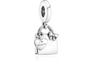DATOUQI Queen Happy Birthday Hot Air Balloon Family Puppy Charm 925 Sterling Silver Charms for Bracelets and Necklaces Mother's Day Charms for Women