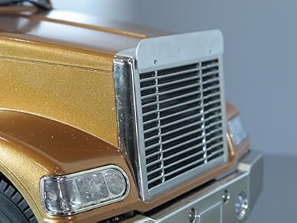 Amazon Com Rctruckfactory Front Hood Stone Bug Deflector Shield For Tamiya 1 14 Rc Semi King Hauler Toys Games