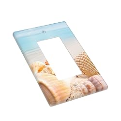 Beach Shells Light Switch Cover Decorative Single