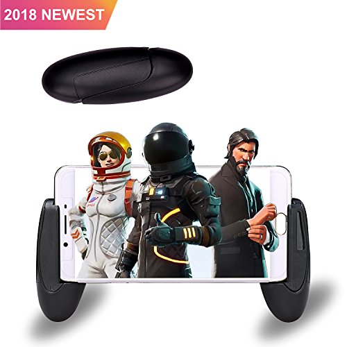 Mobile gamepad Game Controller for PUBG/Rules of Survival, Mobile Game Controller for 4.5-6.5inch Android IOS Phones and comfort mobile phone iphone Game Grip