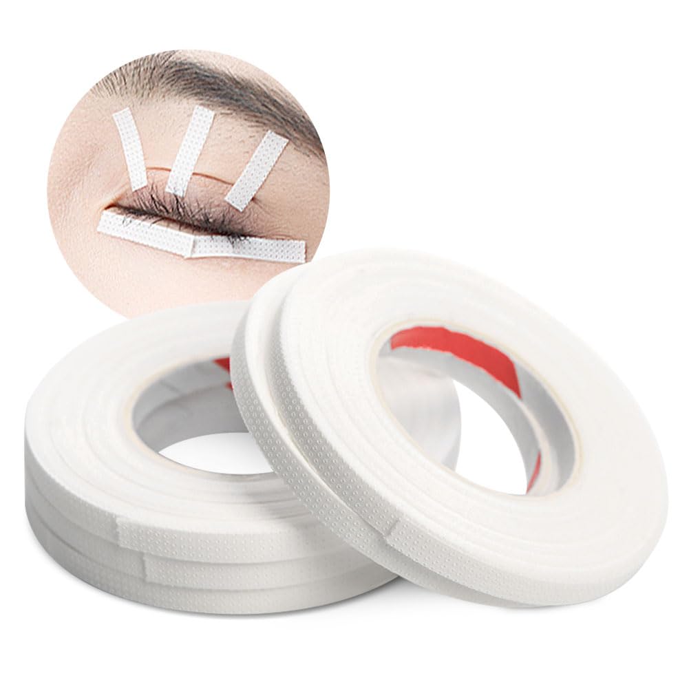 Lunamoon 5 Rolls of Eyelash Tape, Eyelash Extension Tape, Eyelash Tape, Insulation Micropore Lash Tape, Eyelash Tape for Eyelash Extension (4 mm Tape x 5)