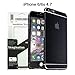 Brushed Metal Full Body Skin Sticker Aluminum Decal Wrap Cover for iPhone 6 / 6s (Black), Dustproof - Waterproof - Oilproof and Fingerprints Prevent