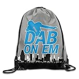 Cam Newton DAB ON EM Drawstring Backpack Gym Sack