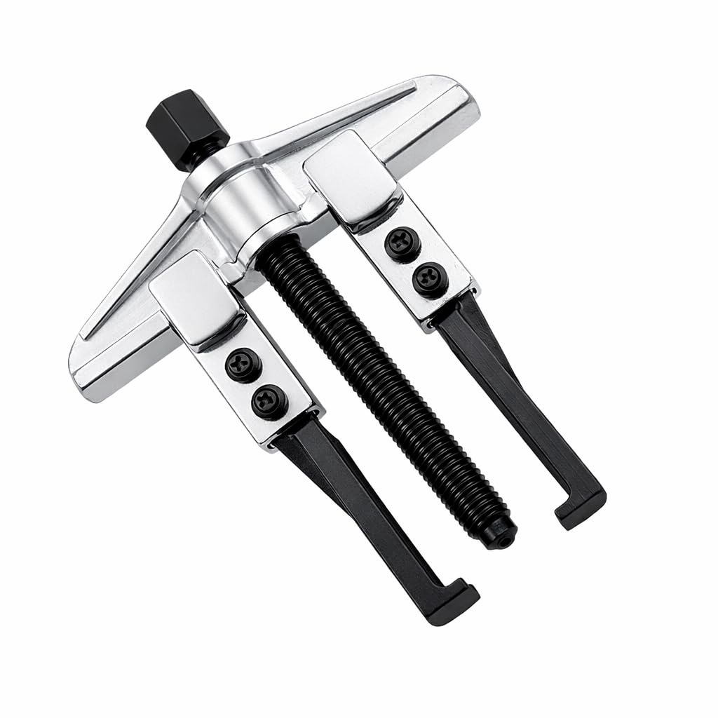 KATSU Two Jaw Gear Bearing Puller Ultra Thin Claws 160 x 150mm, Carbon Steel 2 Arms Special Thin Claws Car Engine Repair Belt Wheel Gear Bearing Extractor Removal Tool 45045004 — image 1