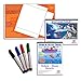 Lefty's Left-Handed Writing Guide Instructional Set (Mat, Tablets and Marking Pens), 7 Pcs
