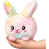 Squishable / Snacker Fluffy Bunny Tie Dye Plush