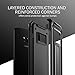 Galaxy S8 Plus Case, Dual Layer Rugged Hard Drop Protection Slim Thin Fit Full Body Heavy Duty [Shock Absorption] Cover for Samsung Galaxy S8 Plus by Lumion (Aegis - Dark Silver)