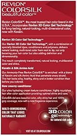 Revlon ColorSilk Permanent Hair Colour Medium Red Brown 44 - Vibrant Lasting view 10
