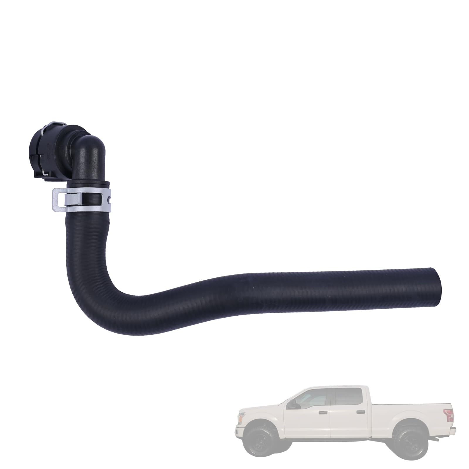 Photo 1 of Getfarway Coolant Tube Radiator Connector Hose FL3Z8C289A FL3Z-8C289-A Compatible with Ford F-150 5.0L 2015 2016 2017 2018 2019 Coolant Reservoir Tank Lower Hose