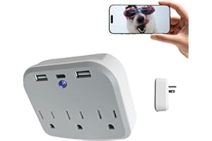 XXAXX 4K Ultra HD WiFi Hidden Cam Camera on Wall Plug, Wireless Indoor Cam Nanny Cameras, Phone App, Motion Detection, Alarm Notification, Built-in 32GB SD Card, Video-only, cam11