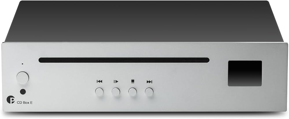 Pro-Ject CD Box E Ultra Compact CD Player with 24/192 DAC Silver