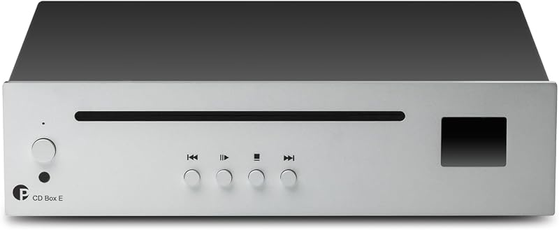 Pro-Ject CD Box E Ultra Compact CD Player with 24/192 DAC Silver