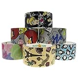 6 Rolls Bulk Lot Pack Duck Duct Tape Colored Patterns Designs 1.88