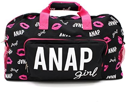 Amazon Co Jp Anap Girl リップ総柄ボストンバッグ Shoes Bags