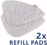 Vileda Steam Mop Refill Pads Pack of 2 Microfiber Velcro Fastening view 2