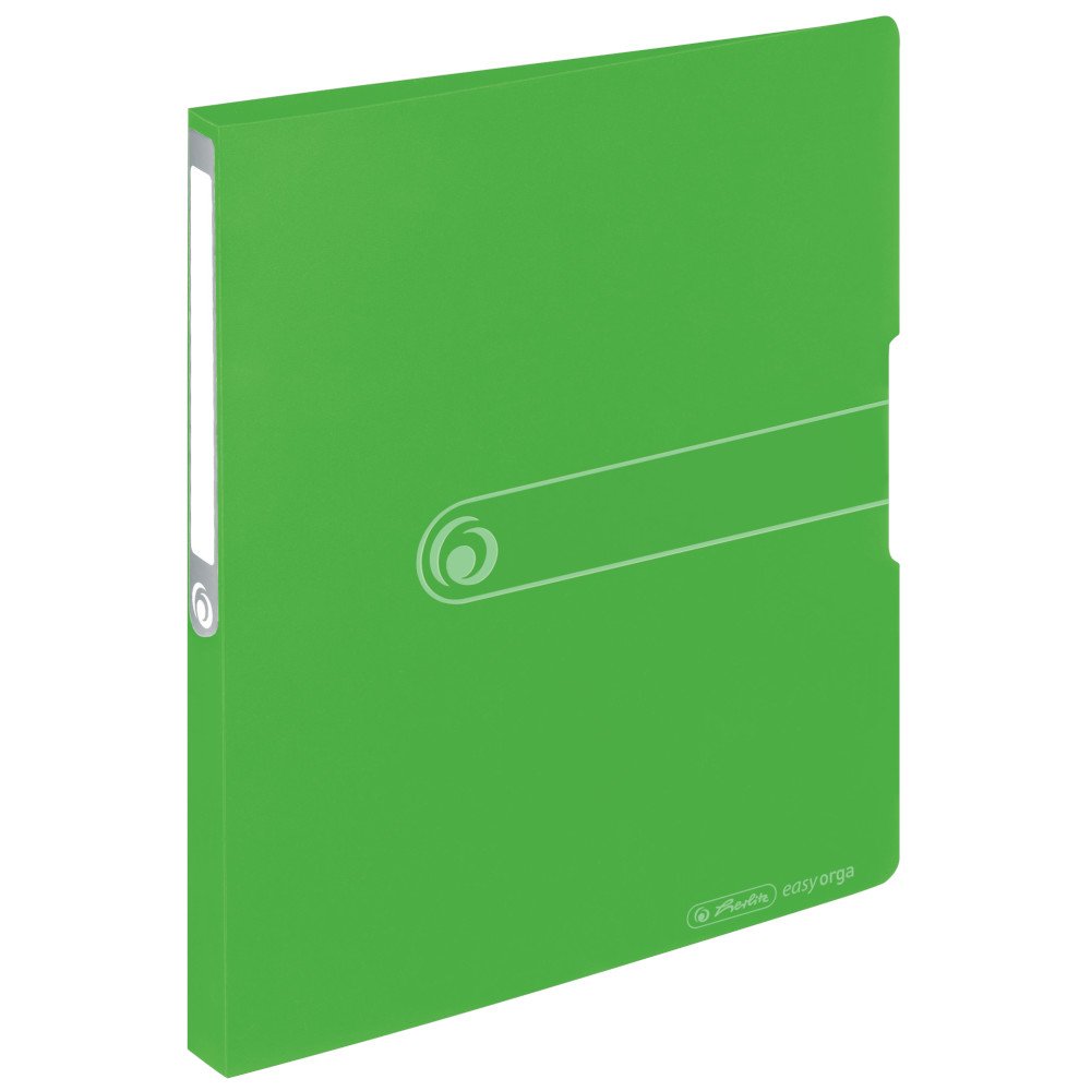 Herlitz 11226370 Ring Binder A4 (PP, 2-Ring Combination Mechanism, 2.7 cm Spine, 16 mm Filling Height) Opaque Apple