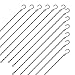 LUTER 12 Pack 22.4 Inches Decorative Hanging Chains Black Hook Chains Mental Chain Hanger for Bird Feeders,Planters,Lanterns,Wind Chimes,Billboards, Chalkboards and More,Indoor and Outdoor Use