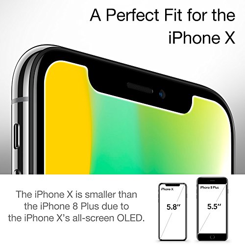 iPhone-X-Screen-Protector-ESR-2-Pack-iPhone-X-Tempered-Glass-Screen-Protector-with-Installation-Kit-Force-Resistant-Up-to-22-Pounds-Case-Friendly-for-iPhoneX-58-inch-2017-released-version