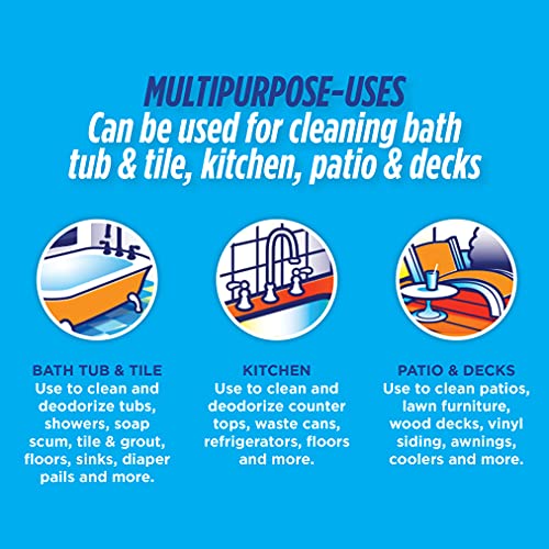 Biz Laundry Detergent Powder Booster, Stain & Odor Removal 4Pack, 80