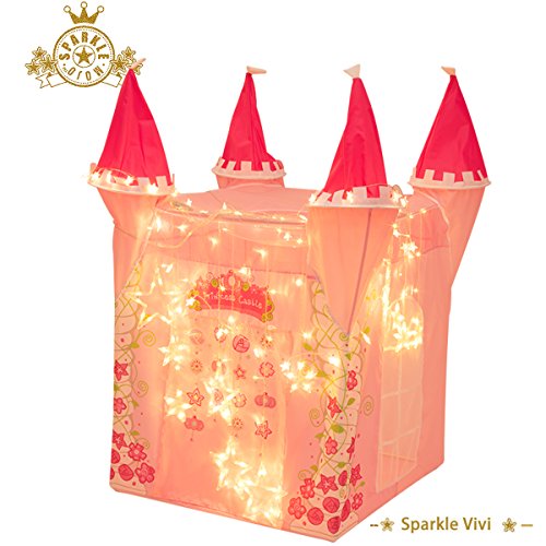 Bestmart INC Princess Castle Play Tent Designer's Play Outdoor House Play Hut Children's Play Tunnels - Thumbnail 5
