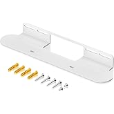 notiela Soundbar Mount for Sonos Beam Wall Mount White - Heavy Duty Wall Bracket Mount for Sonos Beam Gen 1 &amp; Gen 2 Mounting Bracket for Space Saving