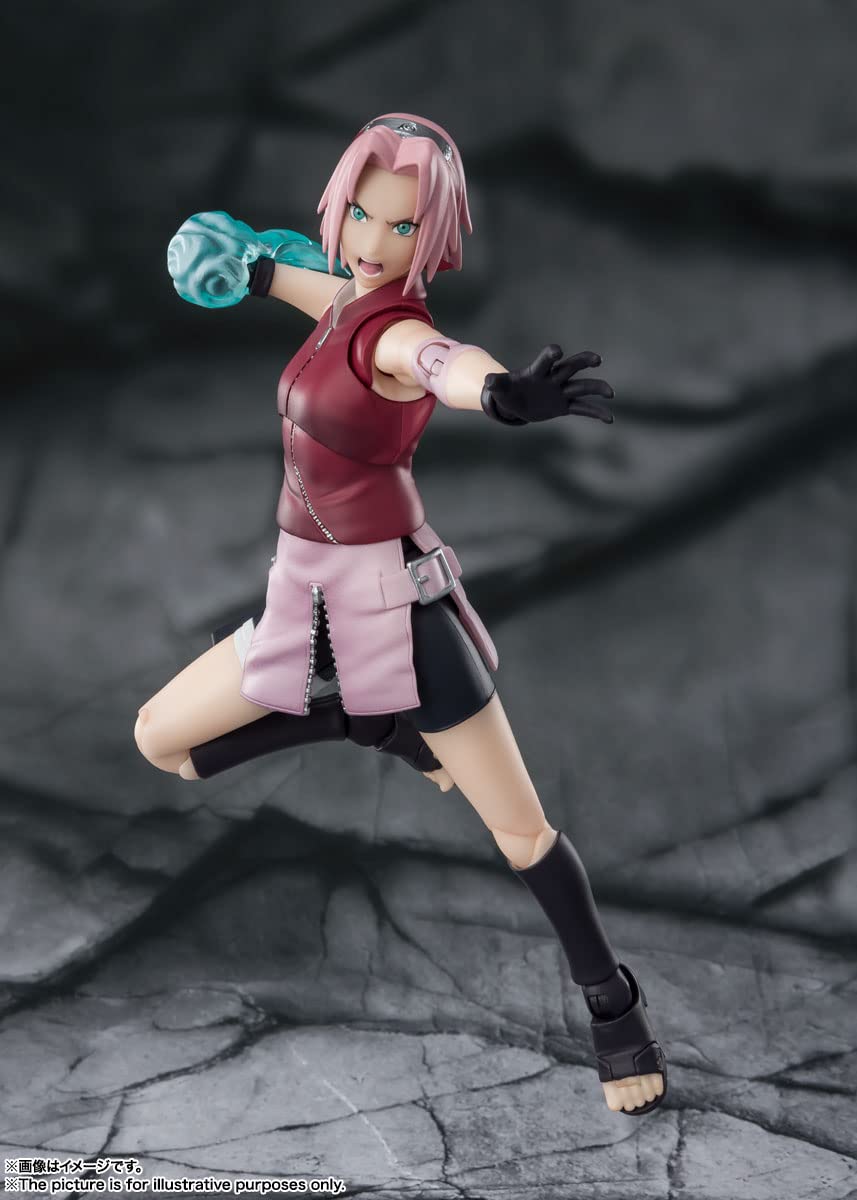 TAMASHII NATIONS - Naruto Shippuden - Sakura Haruno - Inheritor of Tsunade's Indominable Will, Bandai Spirits S.H.Figuarts Action Figure